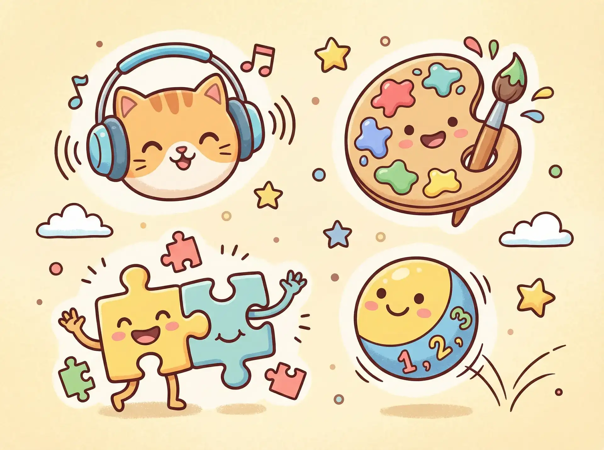 小朋友的手工作品 - 曹比 益智创作
